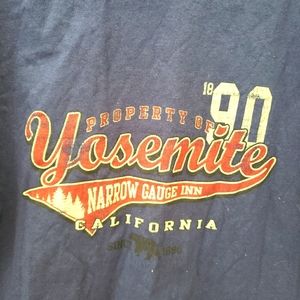Yosemite Narrow Gauge Inn Tee M/L NWT